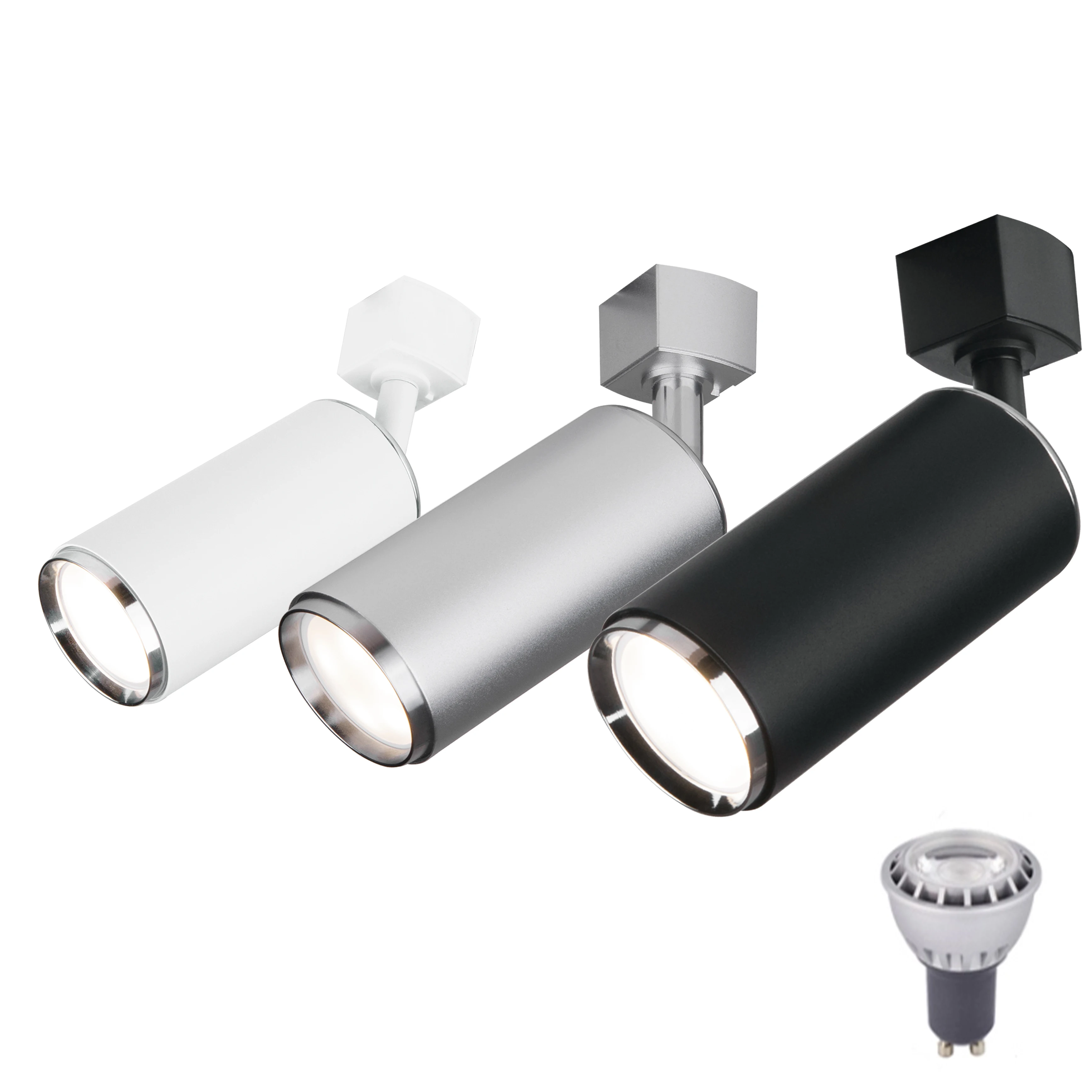 
Modern LED GU10 lighting track lamp fixture housing spot track light 