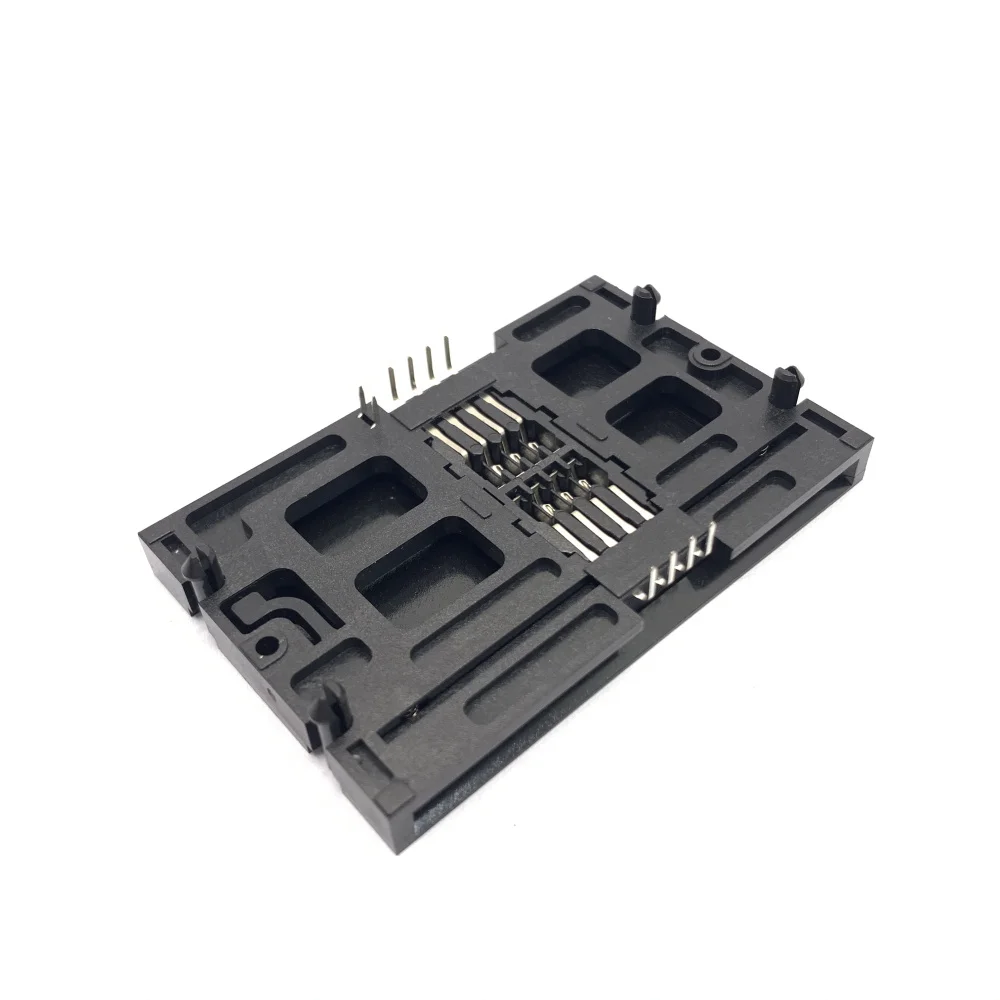 High quality 2 54mm pitch ic socket connector 8PIN DIP type smart card connector