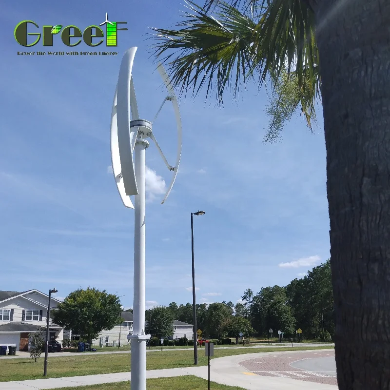 Wind Turbine Generator 5KW 8KW 10KW Vertical Axis Complete Wind Turbine System