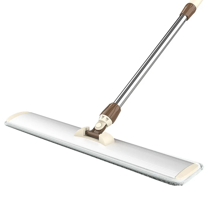 Kitchen Accessories Microfiber Cleaning Floor Mop Flat Cleaner Mop Floor Cleaning Mop With Splint 47cm Plastic scraper