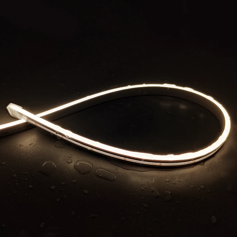 100lm/W ultra thin 4*8mm flexible neon strip tube IP67 constant pressure 12v 24v silicone neon led strip for indoor use