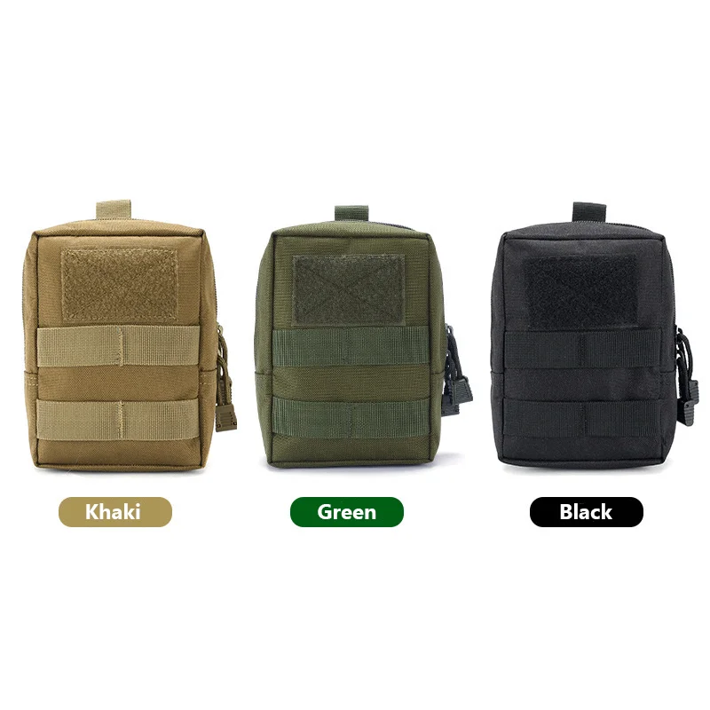 Custom logo Outdoor Tactical EDC Waterproof Pouch Portable MOLLE  Bag