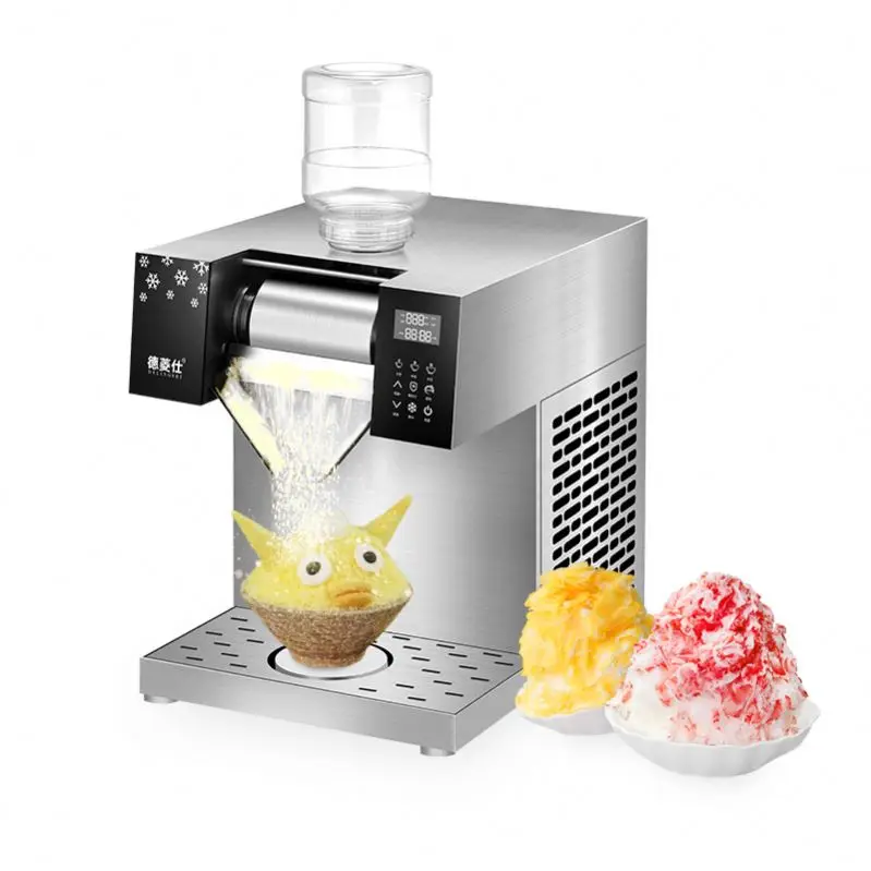 flake ice garland made of ice