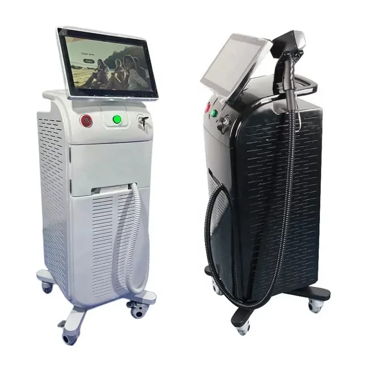 4K Triple Diode Laser 755 808 1064 Hair Removal  Laser Machine Professional 3 wavelength Diode Laser Hair Removal Machine