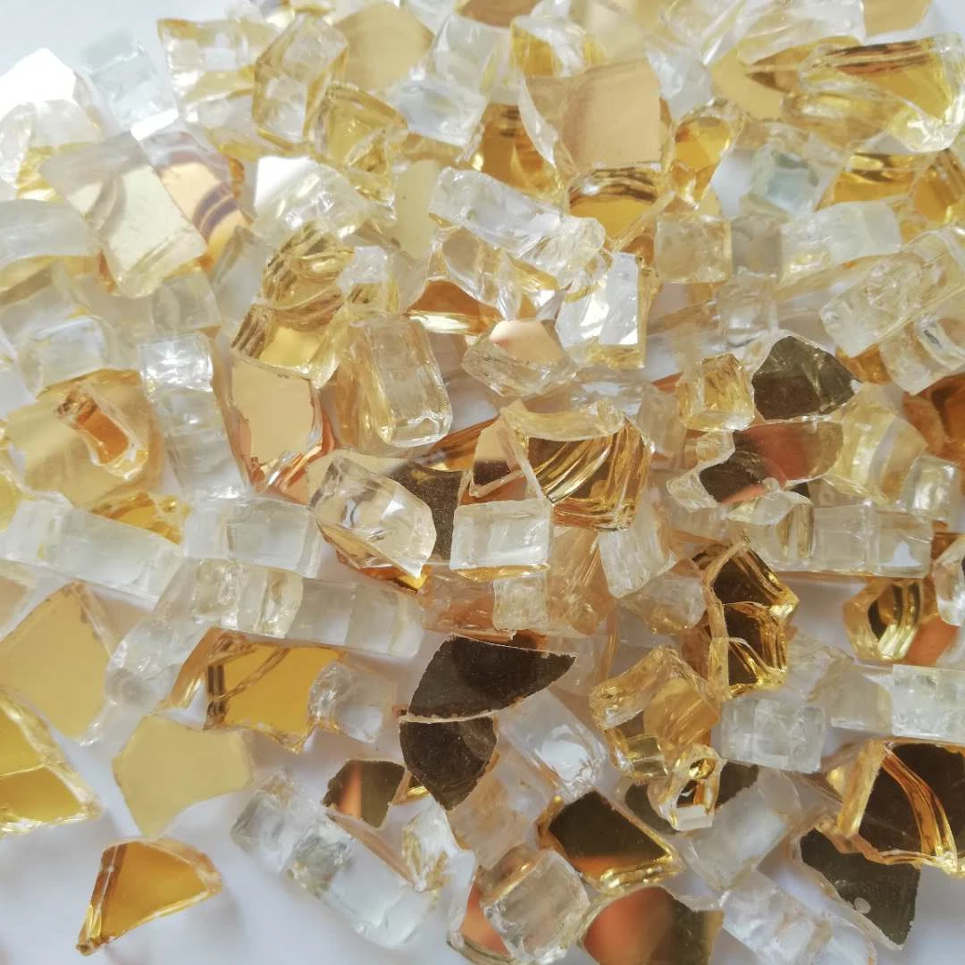 Reflective Tempered Fire Glass in  for Indoor and Outdoor Gas Fire Pits and Fireplaces