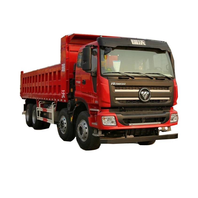 Эл. Foton Ruiwo 336 л.с. 8x4 7 6 м самосвал 4x2 приводное колесо левое управление Евро 3 стандарт выбросов для сегмента тяжелых грузовиков
