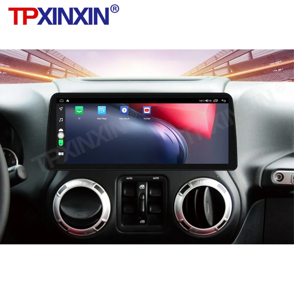  GPS-навигация Android мультимедиа для Jeep Wrangler Rubicon 2011-2017 PX6HD видеоплеер с сенсорным экраном Carplay Auto