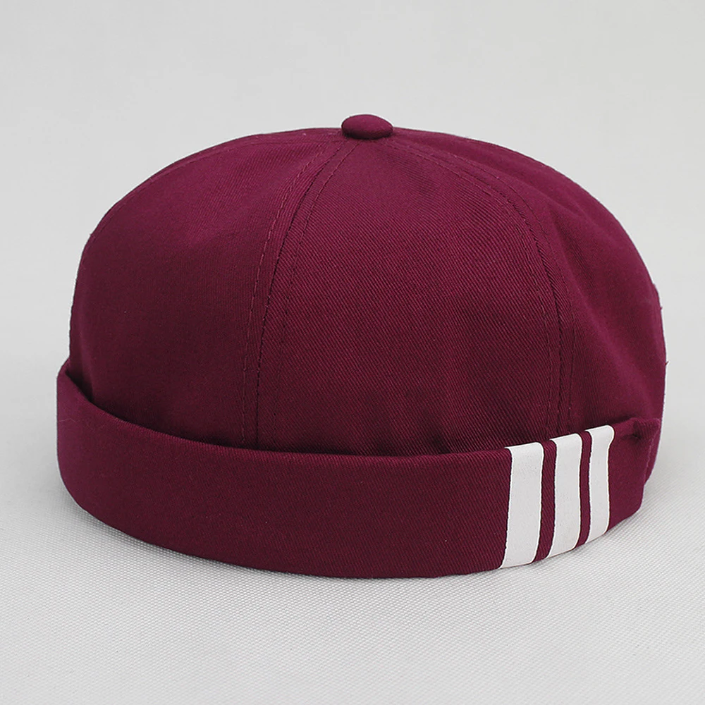 Customized hat without brim fashion cotton docker style hat