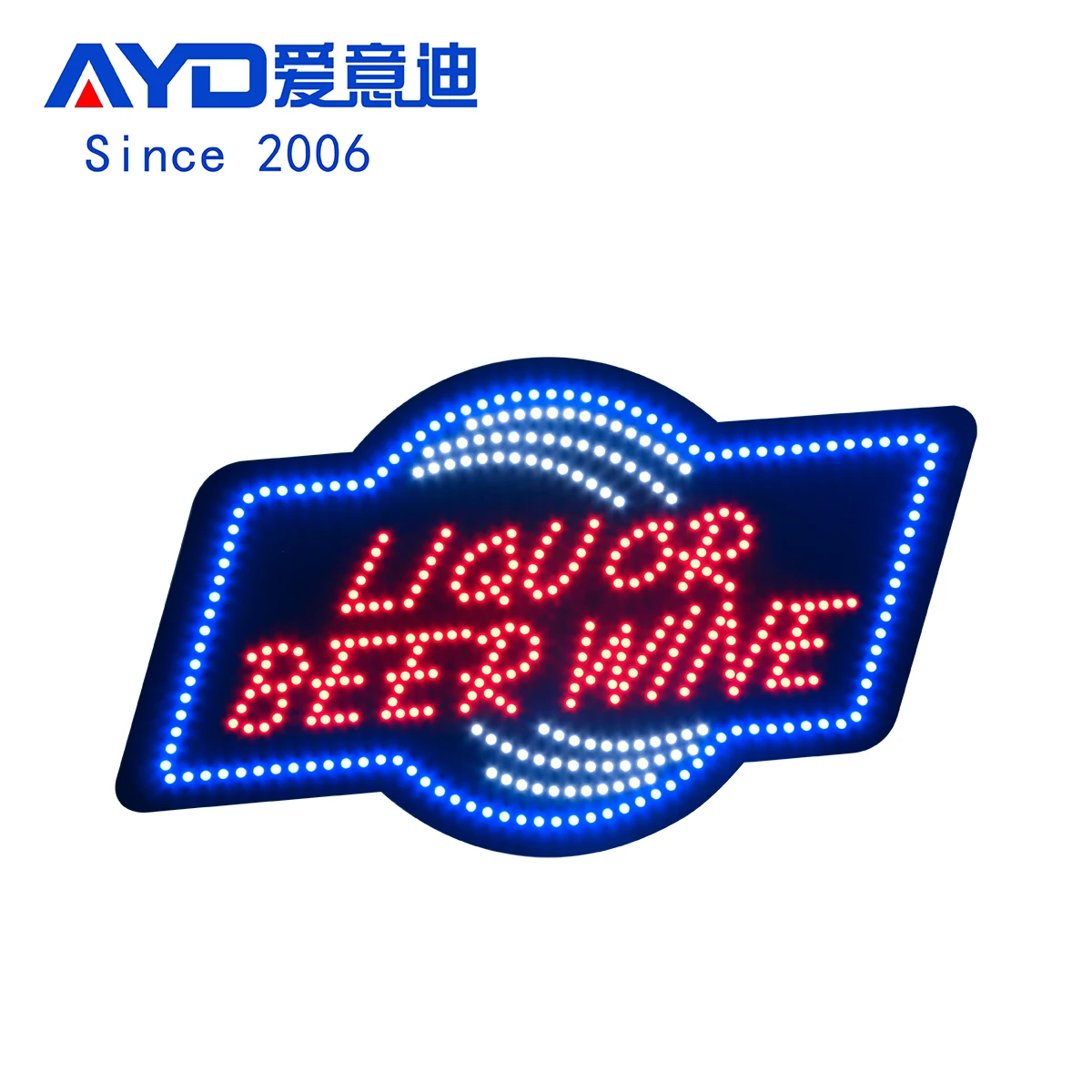 18*30-inch LED LIQUOR BEER WINE sign welcome to sign LED OPEN bar highlight LED billboard indoor acrylic sign