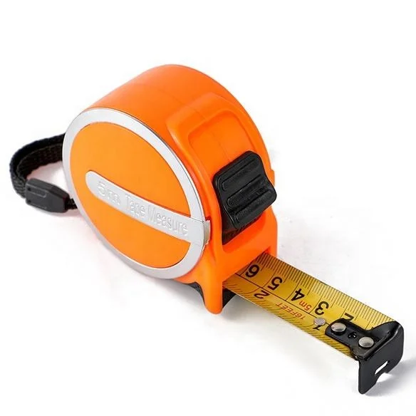 Meter And Imperial ABS Plastic Tape Measure 5m With Logo Custom Steel 5m 7.5m 10m Measuring Tape