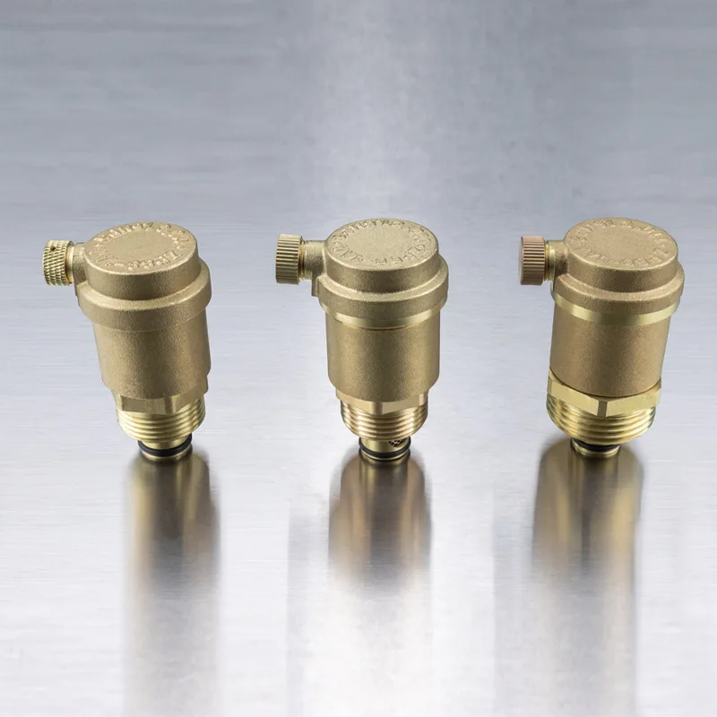 Valve Brass Quick Automatic Thread Outer Wire Pipe Plumbing Fire Protection DN15 Wholesale One-Way Exhaust Valve