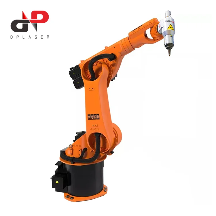 3000 Вт Kuka 6 осей IPG лазерный источник металла 3D лазерная режущая машина с Роботизированной рукой