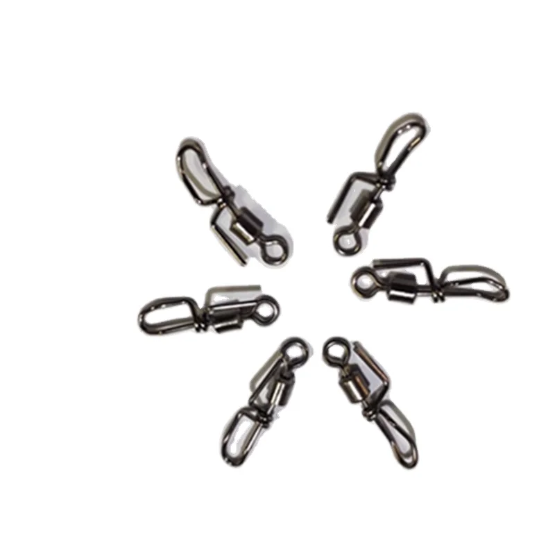 Sea Fishing Rigs Cascade Clip Down Rolling Swivels With Bait Clip Fishing Swivels Connector
