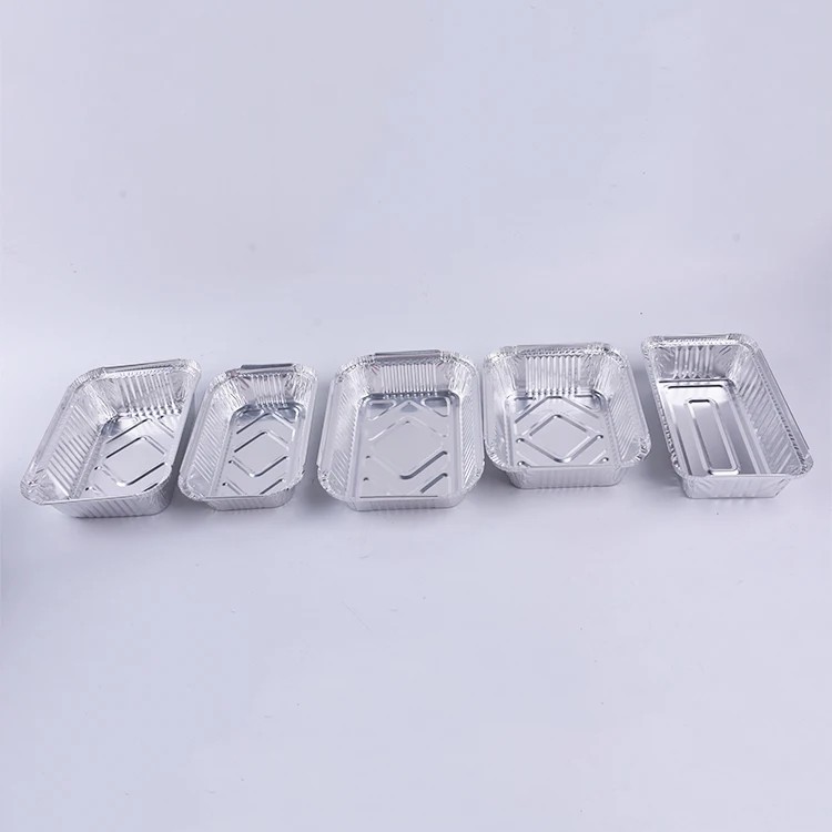 Aluminium Foil Catering Serving Trays Takeaways Disposable Aluminium Food Tray