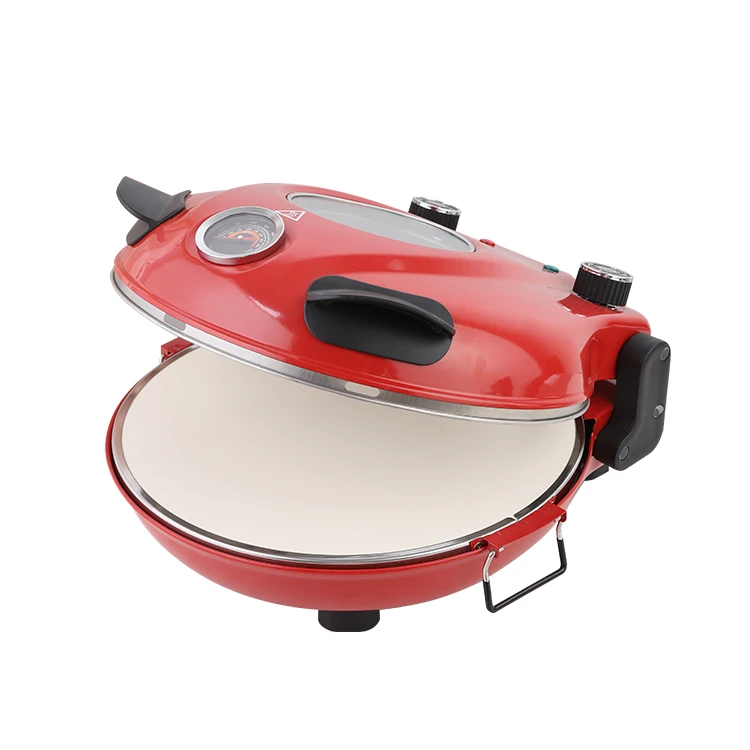 China Manufacturer Fast Food Big Size Electric Pizza waffle Maker In Italy Built In Pizza Oven