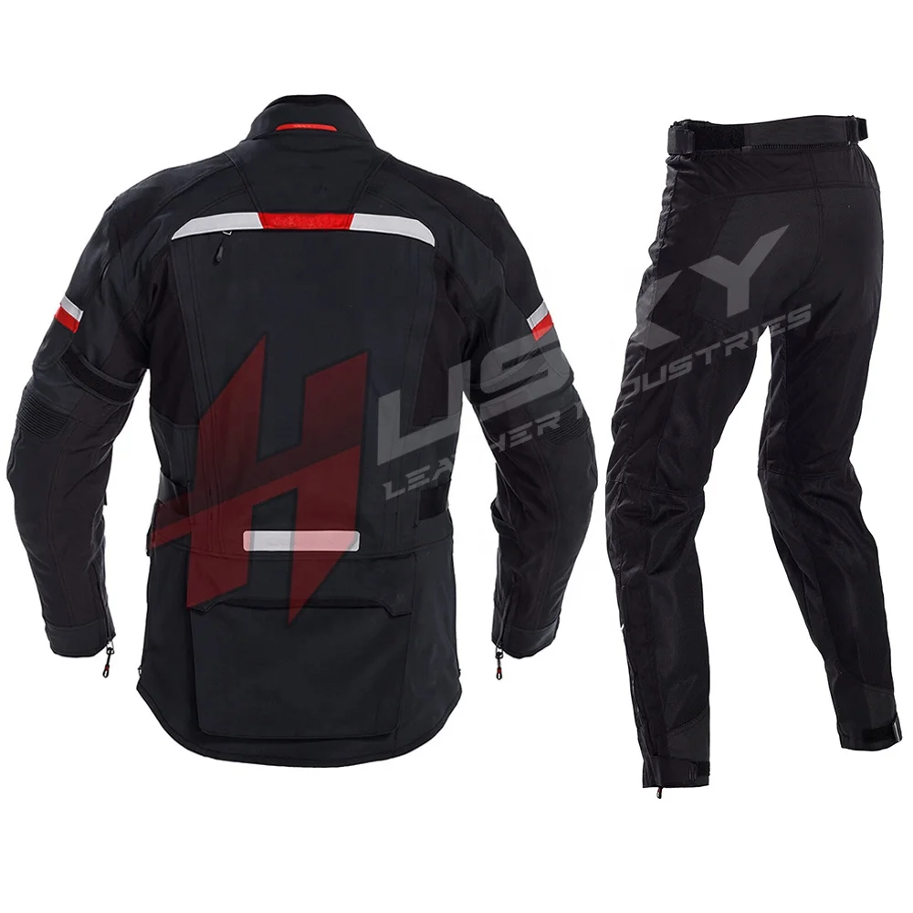 2021 High Quality Cordura Full-Black Textile Motorbike Racing Suit Adventure Pants for Motorcyclists