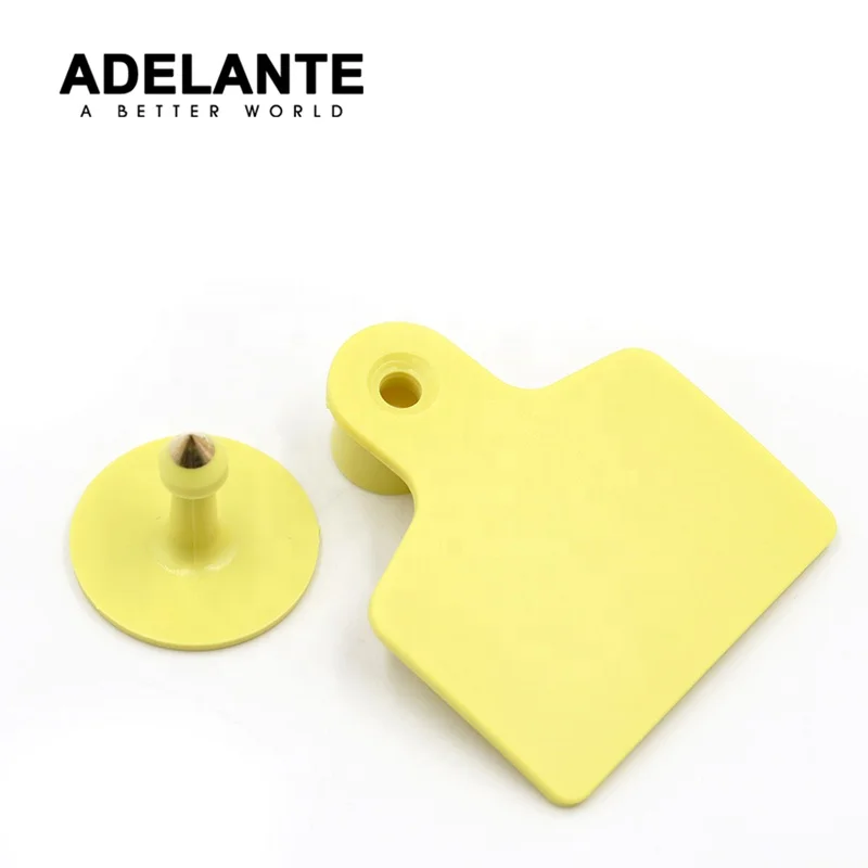ADELANTE Manufacturer Wholesale RIF07 RFID Large Size Domestic Animal earing Identification Sheep Pig Cattle Cow Eartag Ear Tags