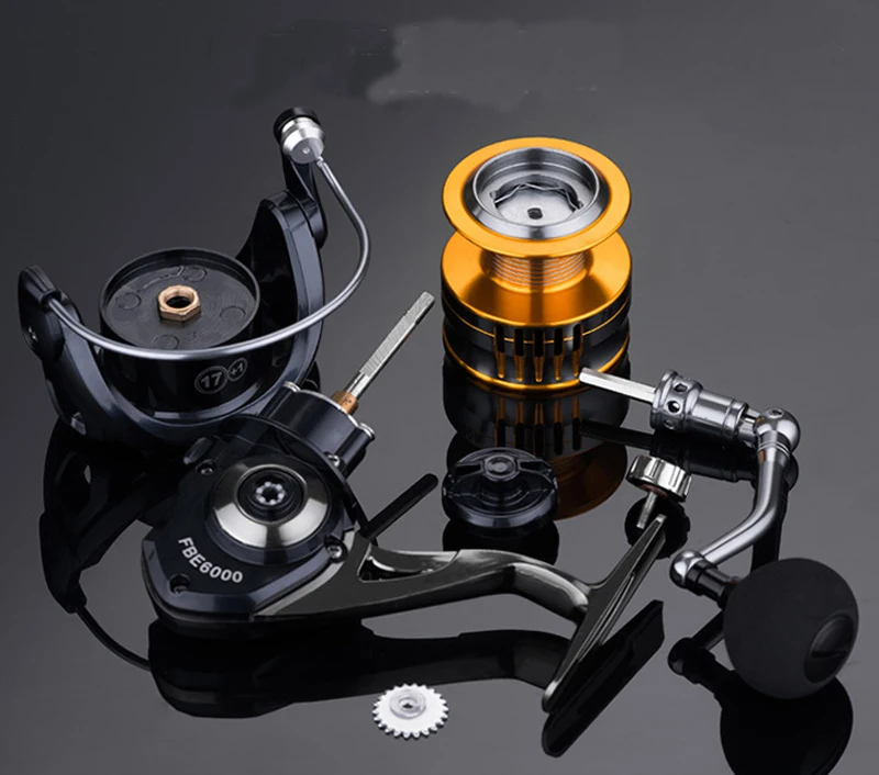 Amazon 17 + 1 шариковый подшипник алюминиевого сплава рыболовная катушка рыболовные снасти рыболовные катушки морской спиннинг рыболовная катушка