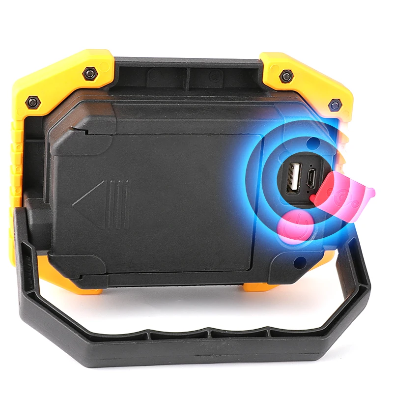 Flood Lamp Light Offroad Portable Rechargeable Cob Standing Led New Work Light Flood Beam Working Light