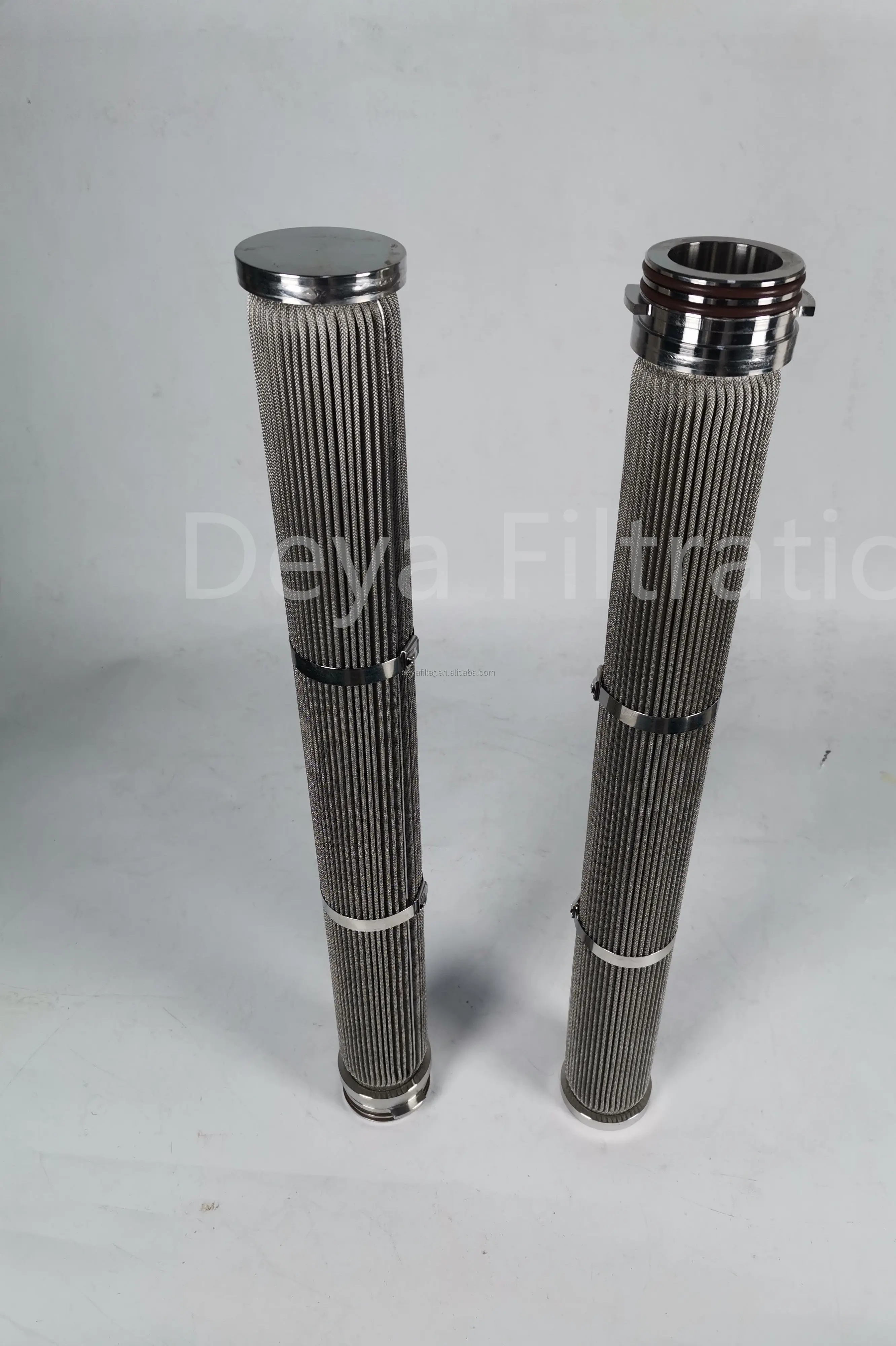 Customized Chemical Fiber Recycled PE PET PP Filtration System Pleated Metal Filter Element