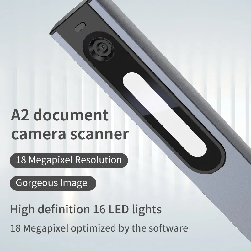 Large Format 18MP Book Scanner Document Camera A2 A3 A4 Document Scanner For Poster Or Newspaper