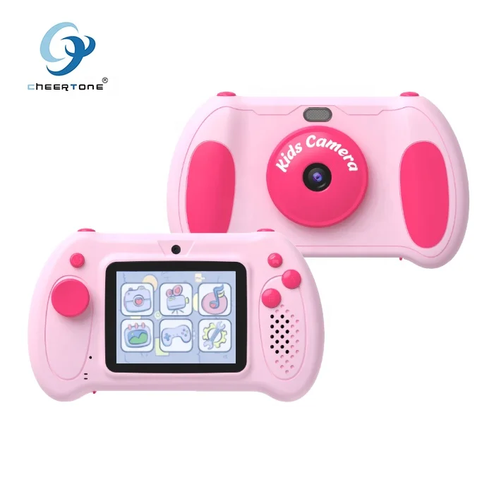 Wholesale New Products Cute kids Camera Digital Camera Toy for Kids Gift Camera with 2.4 inch IPS Screen Music 3 Games