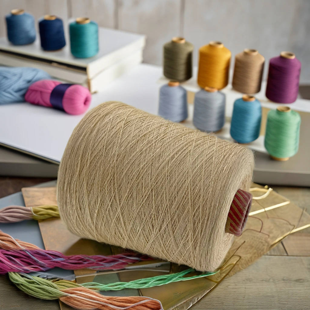 100% Alpaca Wool Yarn Merino Woolen Spun and Dyed for Blankets Hand and Core Spun Knitting Weaving and Fancy Styles