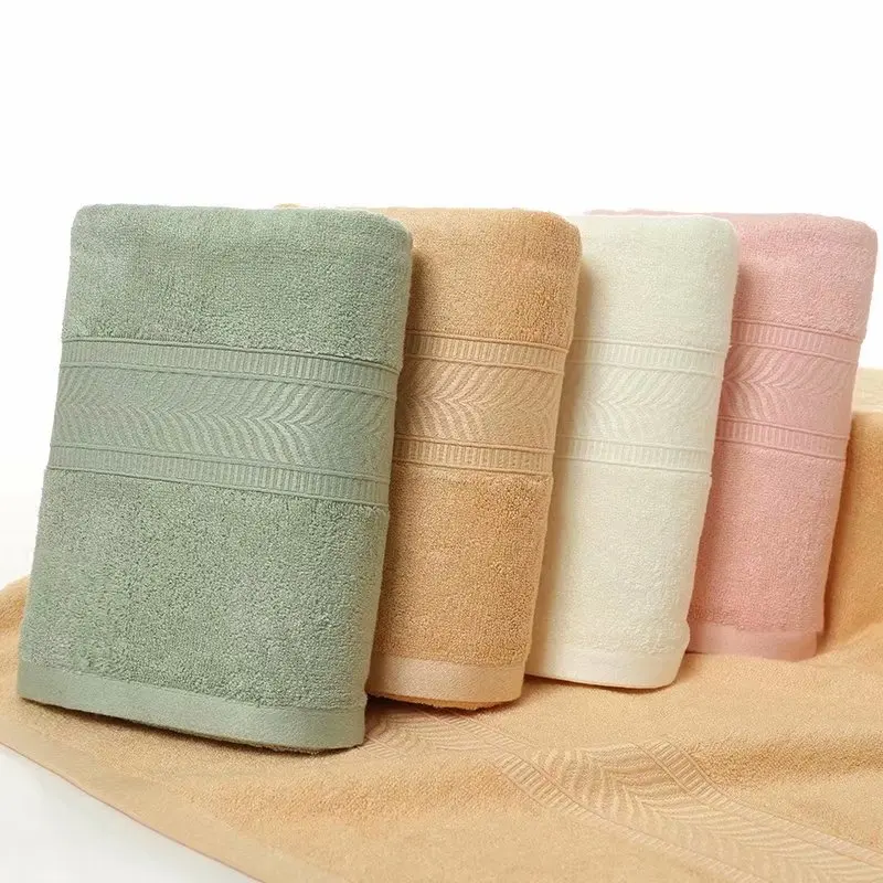 Hot Sale70x140cm High Quality Premium Organic Soft Big Size Ultra Absorb Bamboo Fiber Face Bath Towel