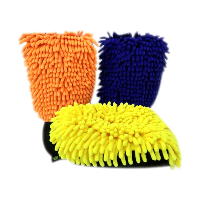 domestos cleaning products Microfiber Chenille Cleaning Glove, Shaggy Chenille Car Drying Mitt