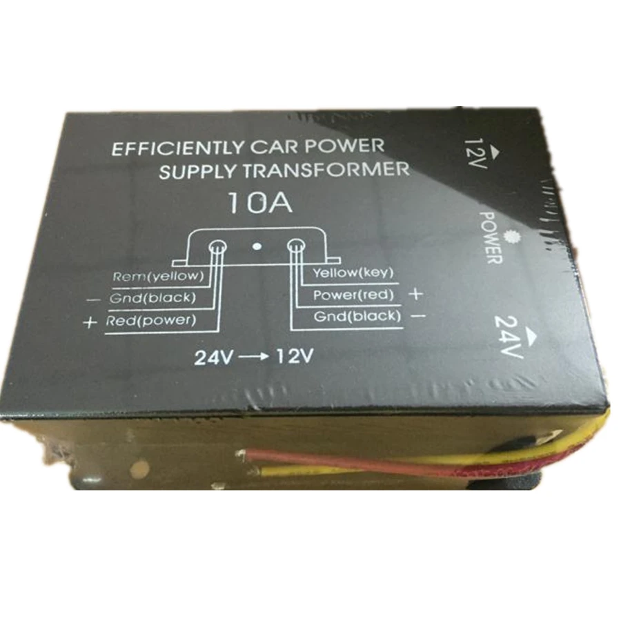 10A DC 24V to 12V Transformer Converter for Battery