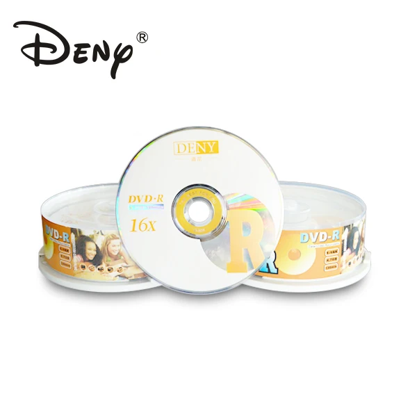 Large capacity storage blank inkjet dvd+r disc with 16x