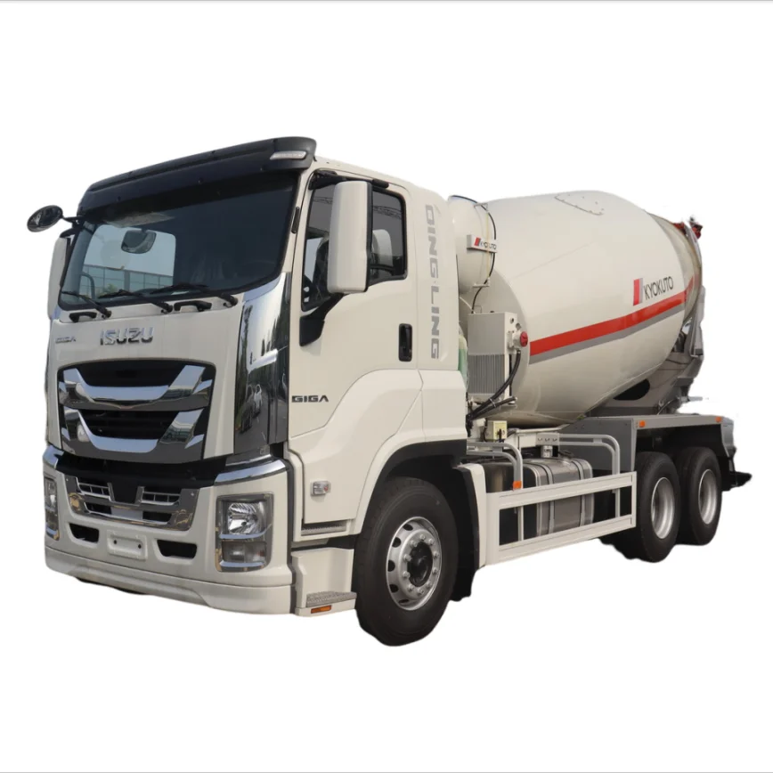 Новый Бетономешалка ISUZU China & KYOKUTO GIGA VC66 10 кубических евро 6 6x4 колесный грузовик для строительных 2024