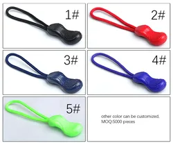 Fashion new design colorful handbags replaceable PVC zipper puller