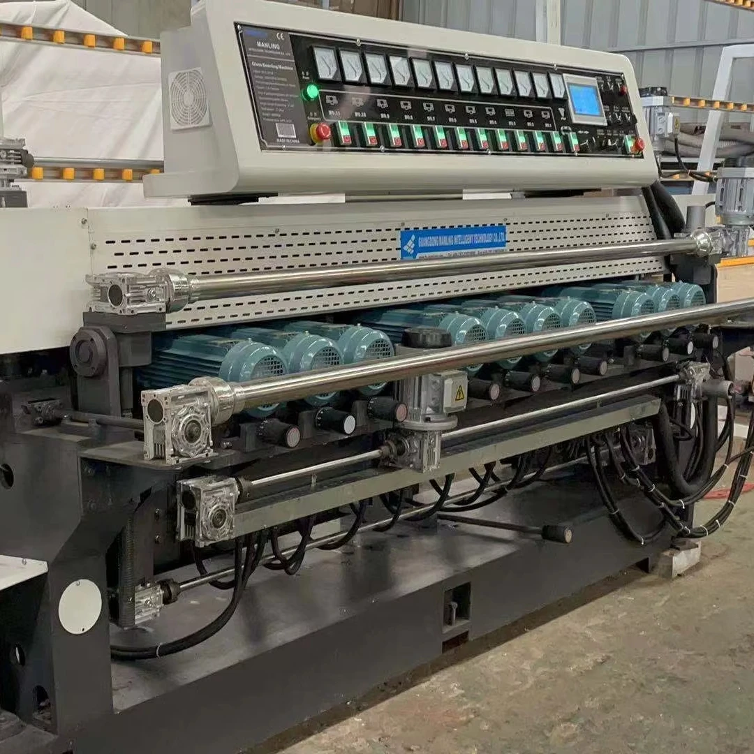 MLX-371 glass beveling machine mirror processing glass straight bevel degree polishing machine 20mm