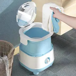 Portable Folding Mini Washing Machine Household Underwear Socks Mini Washing Machine Portable Mini Washing Machine