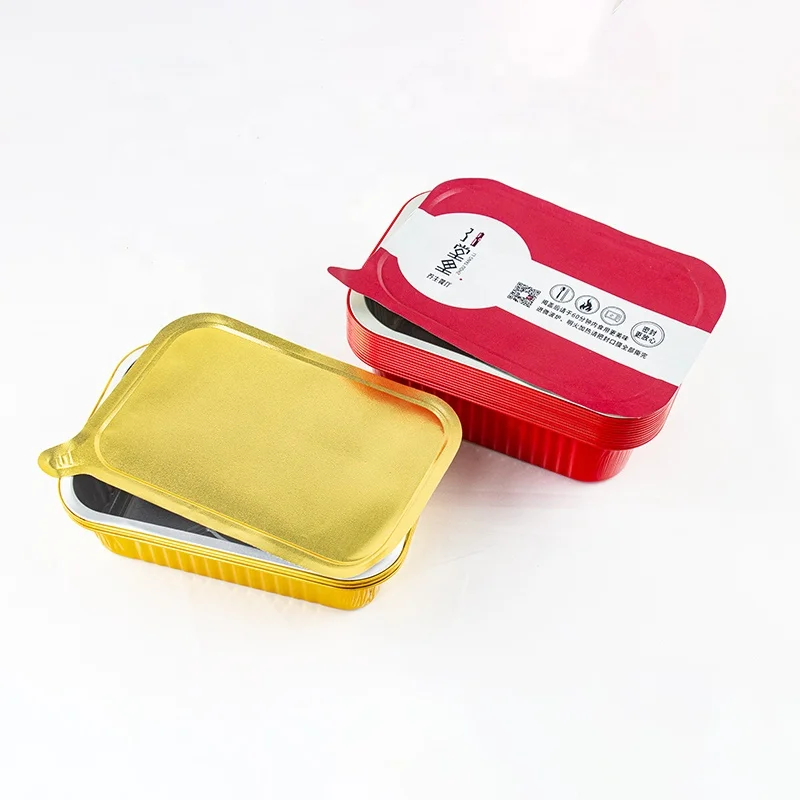 Disposable aluminum foil container sealing film takeout packaging hot pressure sealing cover