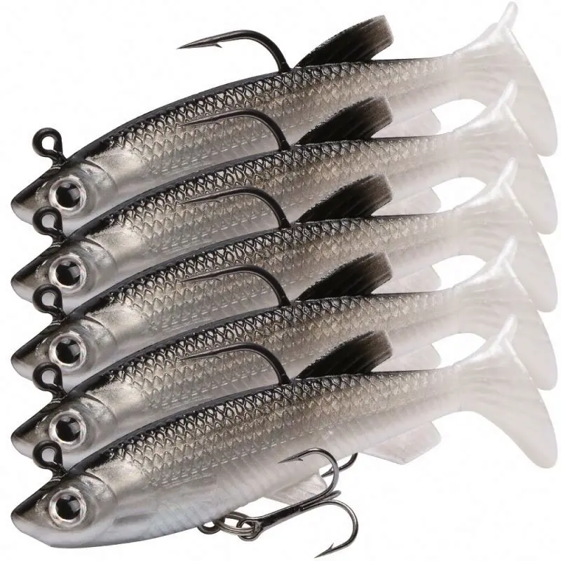 SKNA Hot Seller 8.5cm 3d Eyes Soft Fishing Lures Soft Swim Bait Lure Bionic Fish Soft Lures