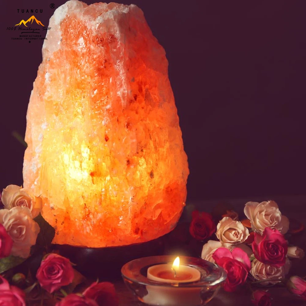 Original Himalayan Salt Rock Lamp (6-12 Lbs) For Healing | Made With Real Pink Salt!  Comes With UL Dimmer Switch
