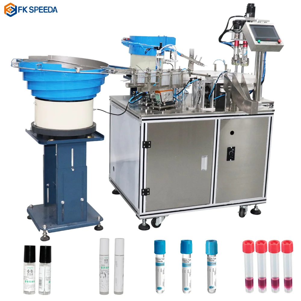 FK-SPEEDA Automatic Mini Liquid Nucleic Acid Detection Automatic test tube biochemistry reagents 20ml bottle filling machine