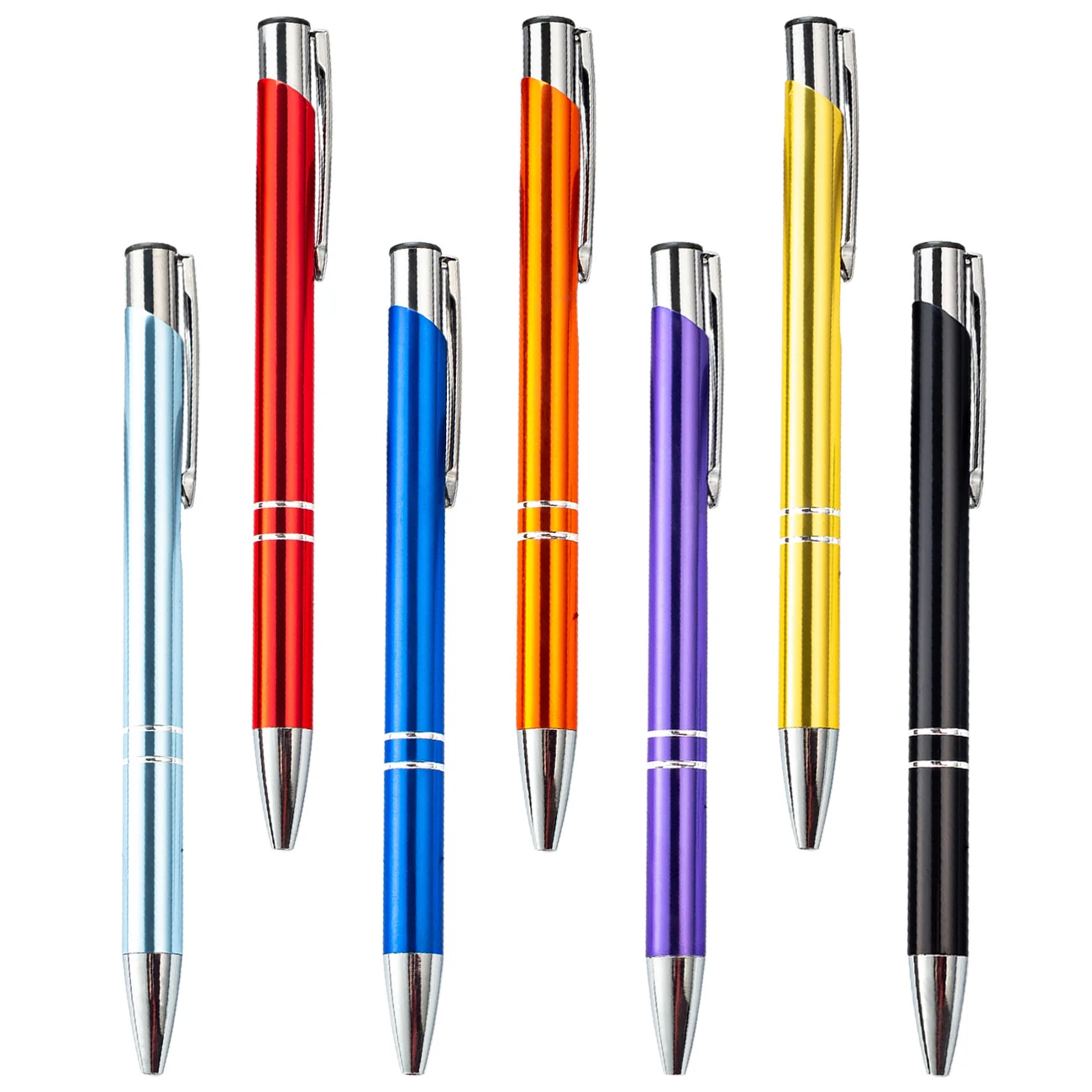 Free samples Promotion custom logo metal ballpoint pen shipping directly gift ball pen