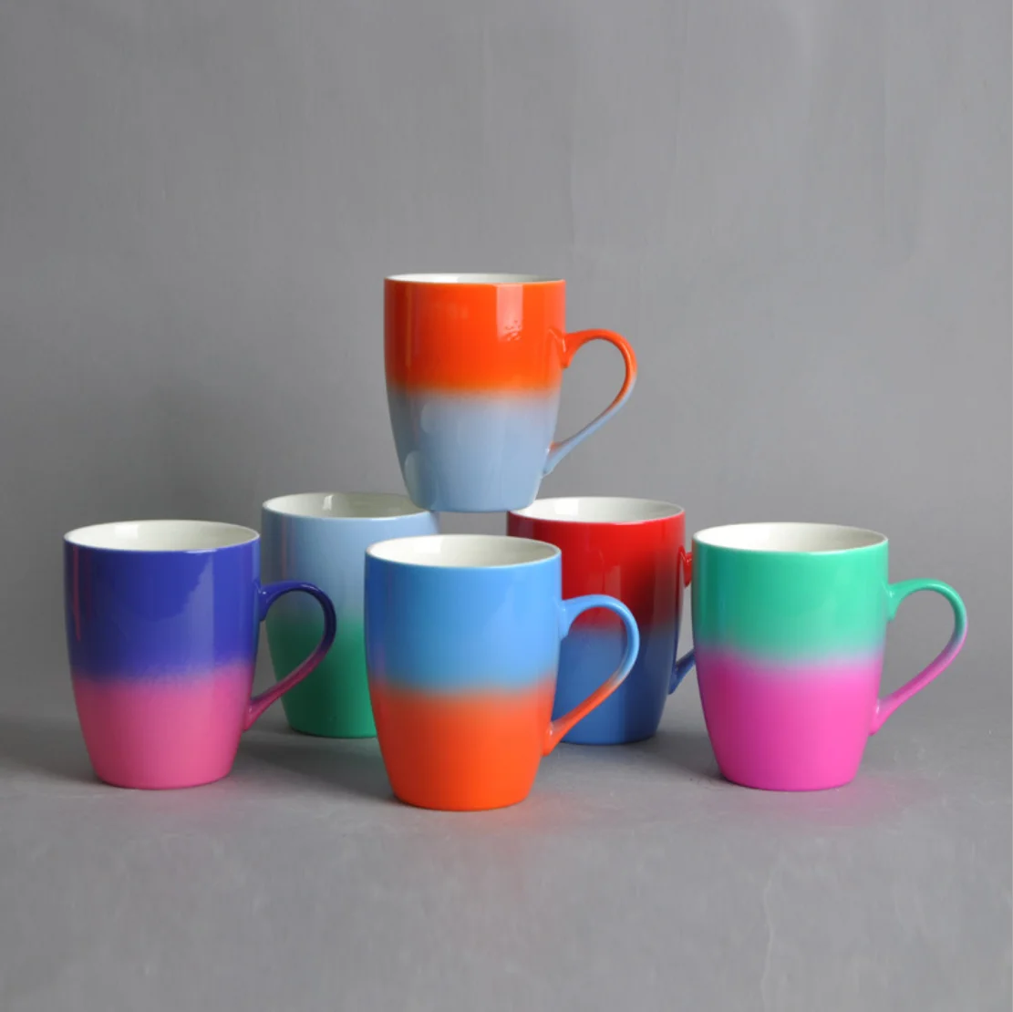 Custom Your Own Embroidery Designs Ceramic Pipe Soft Touch Coffee Cup