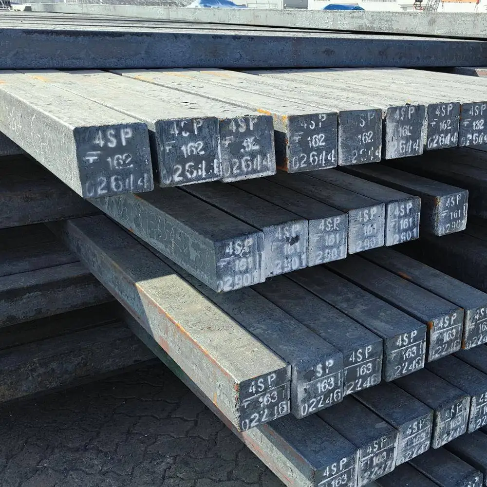 mild square steel billets size 3SP 5SP Q235 Q195 Q275 120*120,130*130, 150*150 6m