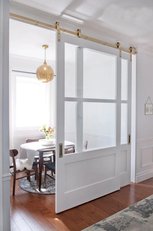 Hoone Hot Selling Retro Hardware Kit Wood Door Sliding Long Barn Door Handle