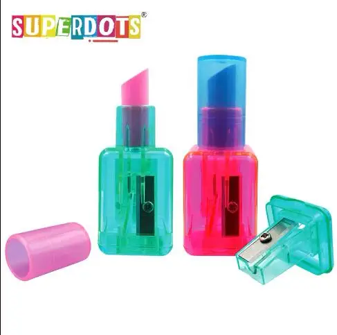 Топовая точилка для лака для ногтей RAINBOW CH271 с ластиком, забавный подарок, детская точилка для карандашей, отлично работает!