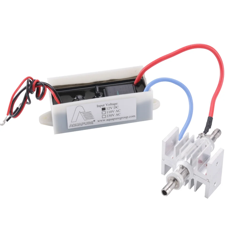 AQUAPURE 12V DC Super Stable Titanium electrode ozone module ozone generator quartz tube for medical ozone therapy machines