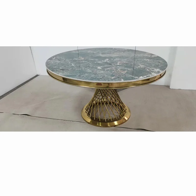 Free Sample Marble Glass Designs Extendable Modern Folding Luxury Chair Acrylic Furniture Wood Dining Table
