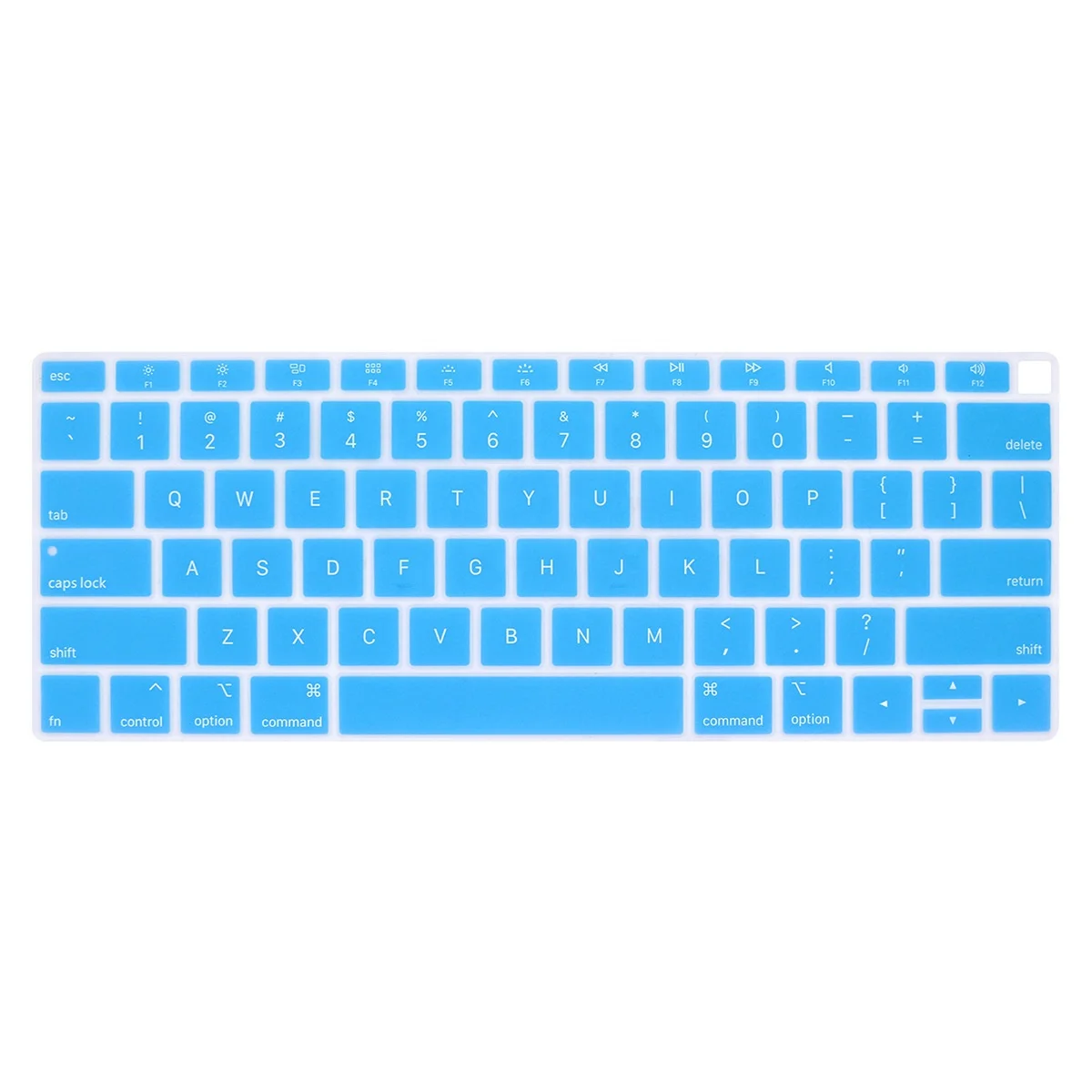 Однотонный Мягкий силиконовый чехол для клавиатуры macbook Air 13 3 2018 A1932 английская
