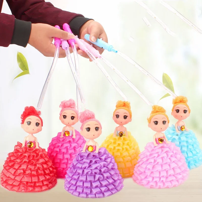 Wholesale Princess Kids Colorful Led Flashing Handheld Doll Children Light Up Toys