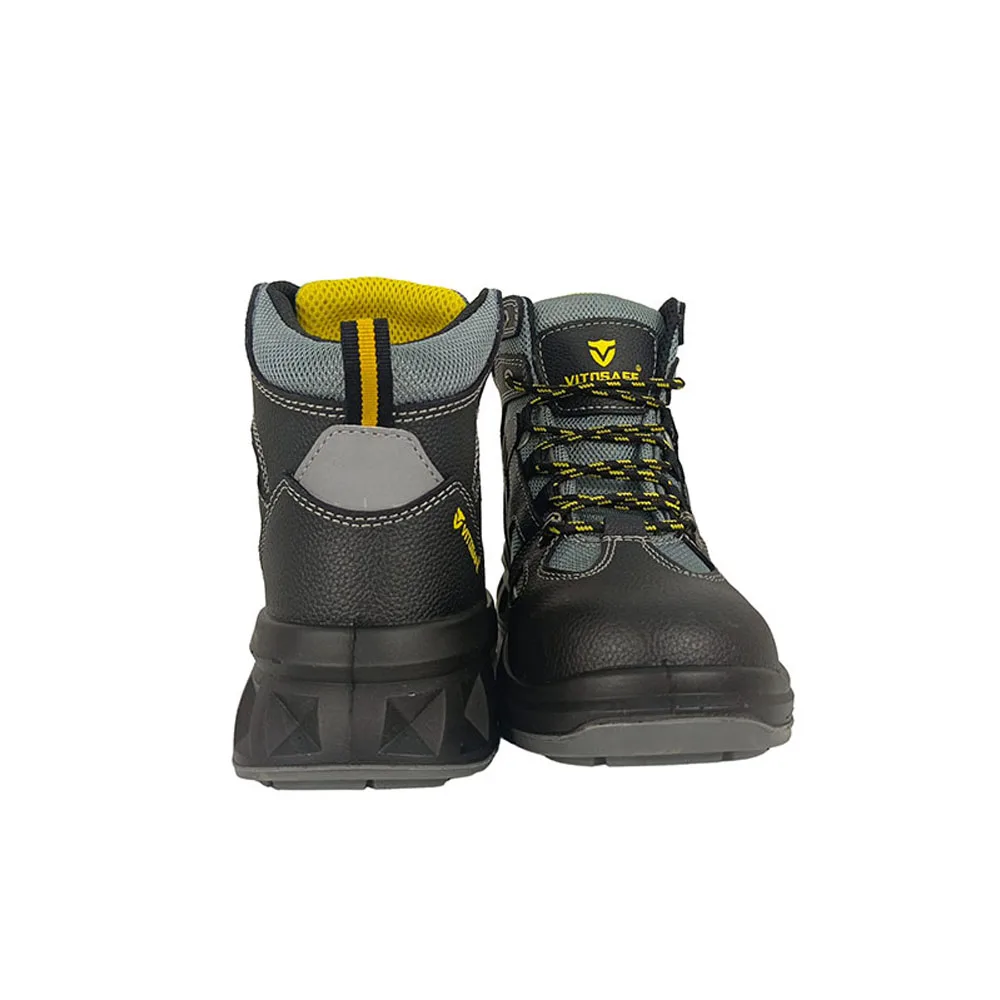 CE Certified Steel Toe Steel Plate Anti-smashing Breathable Labor Protection Shoes Work Shoes