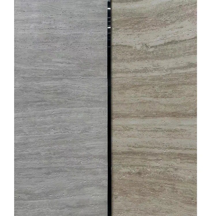 MCM Wholesale Price Linear Travertine Veneer Sheet Stone Panel For Interior Exterior Wall Cladding